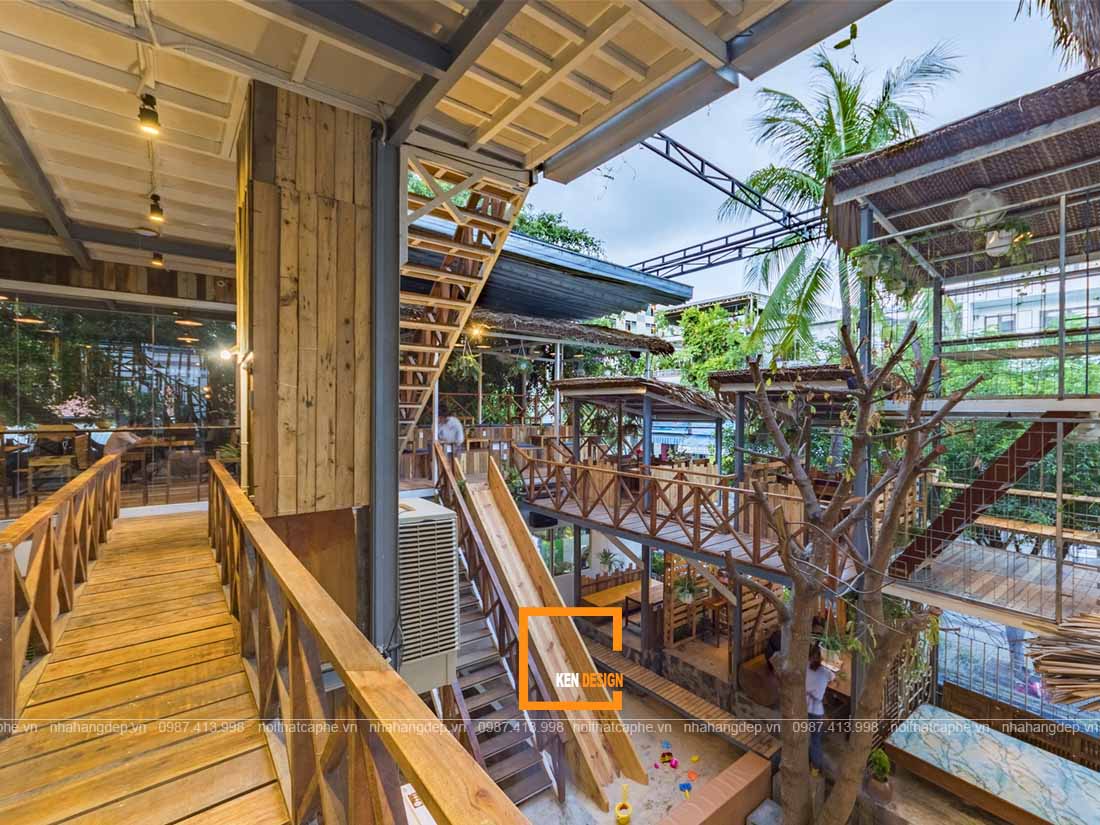 Thiết kế quán cafe phong cách nhiệt đới